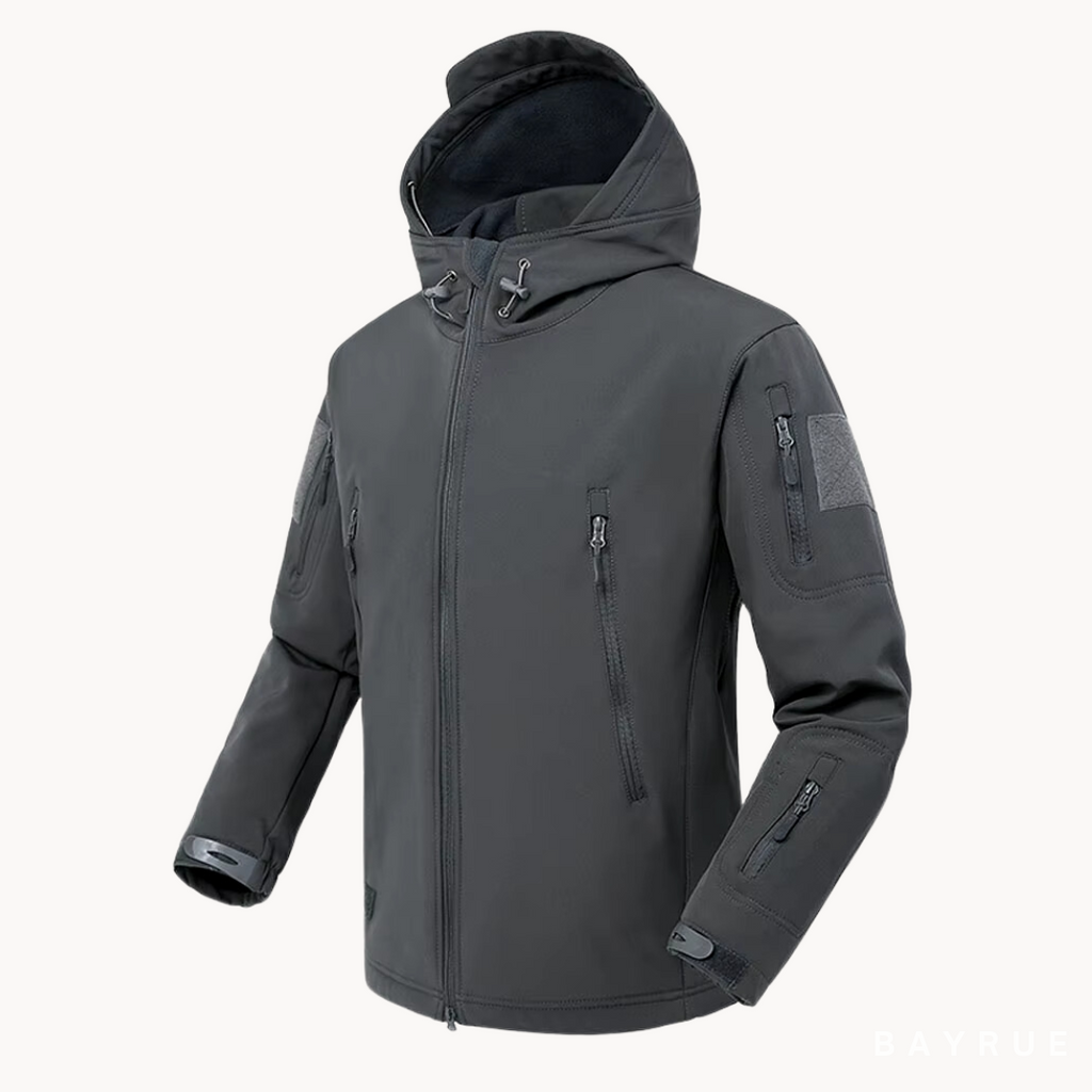 Veste à Capuche Étanche Ultralégère pour Homme, coloris Gris