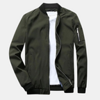 Veste d'été, classique et pour hommes, coloris Vert militaire