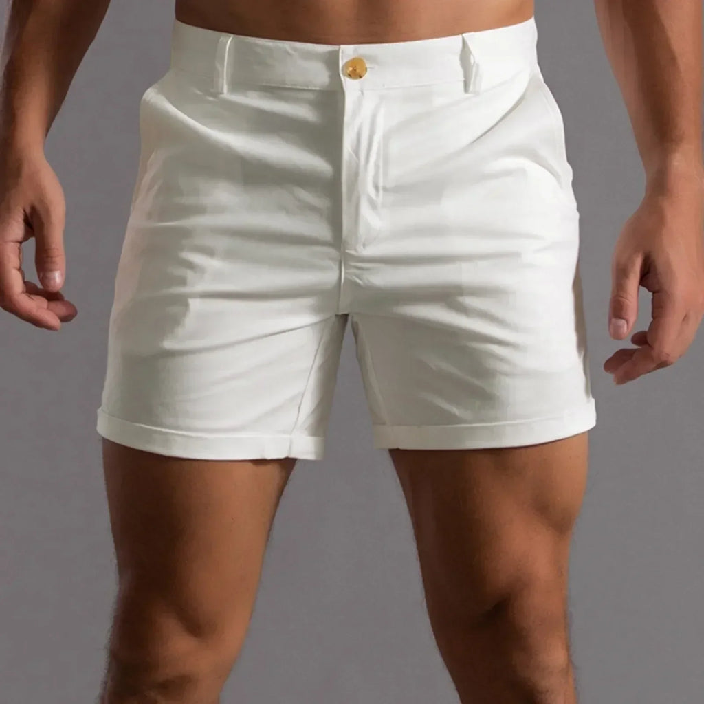 Shorts Chino pour Hommes, coloris Blanc