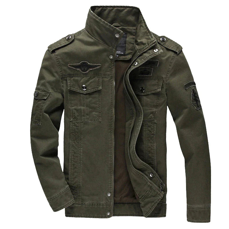Veste Cargo Homme, coloris Vert armée