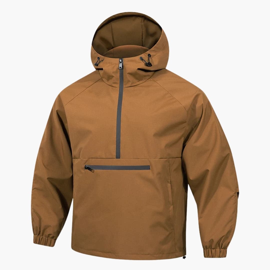 Veste Homme à Capuche, coloris Caramel
