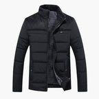 Veste Matelassée Homme en Polaire, coloris Noir