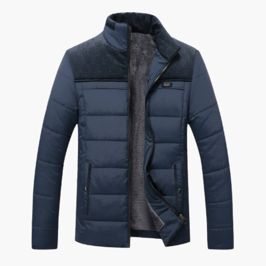 Veste Matelassée Homme en Polaire, coloris Bleu