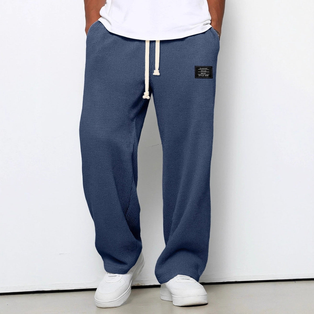 Pantalon Homme Décontracté, coloris Bleu