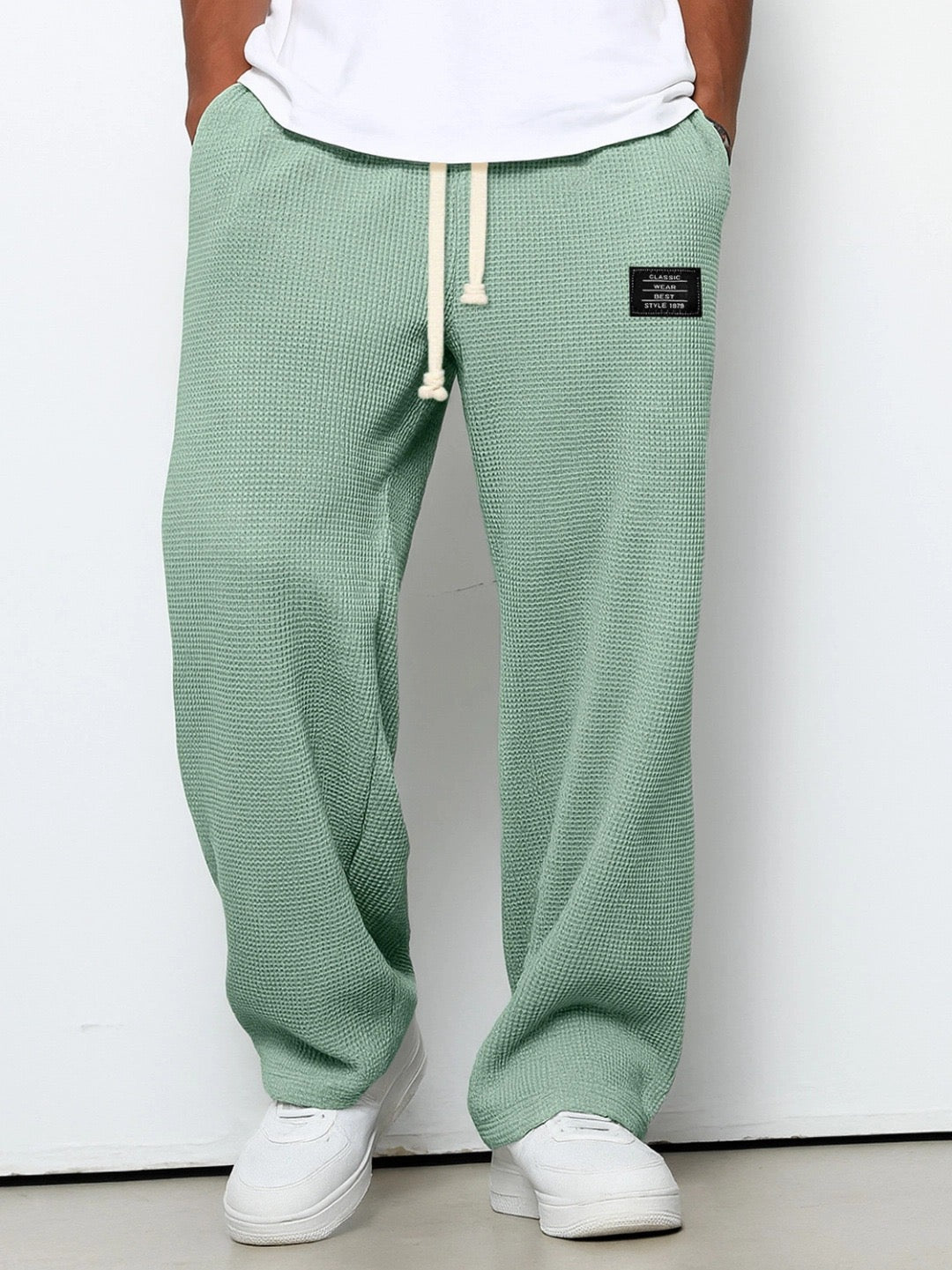Pantalon Homme Décontracté, coloris Vert