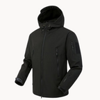 Veste à Capuche Étanche Ultralégère pour Homme, coloris Noir