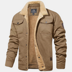 Veste bombardier classique vintage pour homme, coloris Kaki