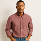 Chemise homme à manches longues et col classique, vue 19