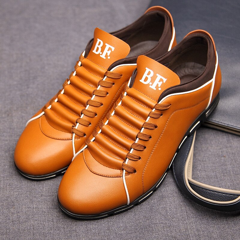 Hommes Formelles en Cuir Chaussures, coloris Orange