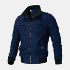 Blouson bombardier pour hommes, coloris Bleu marine