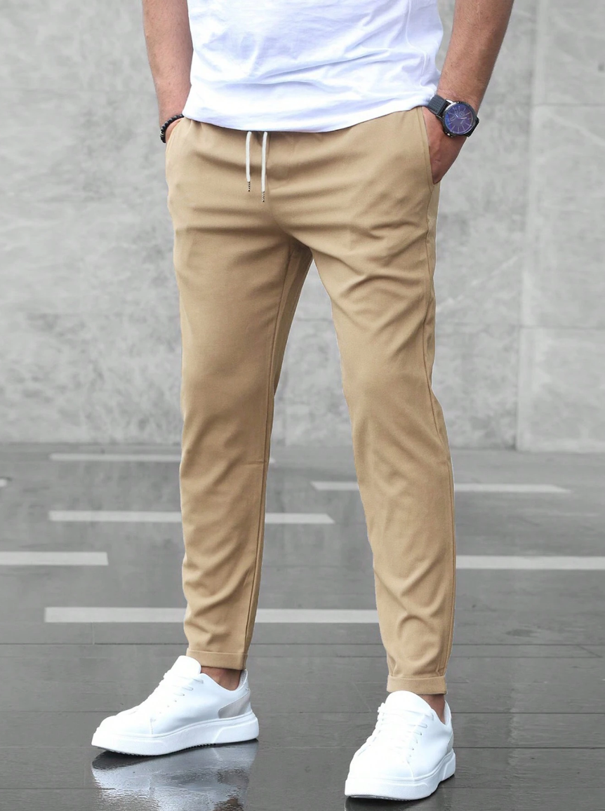 Jogging Slim Fit Homme, coloris Beige
