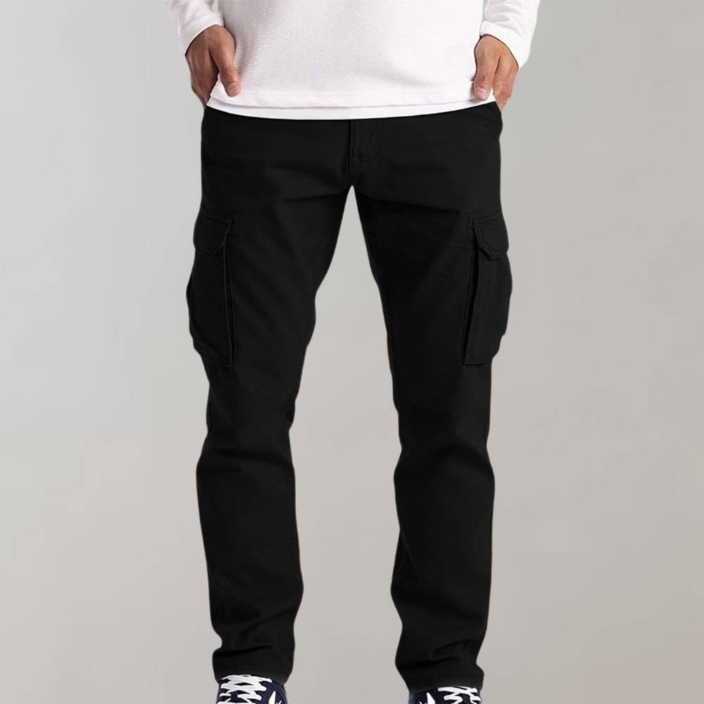 Pantalon cargo pour homme, coloris Noir