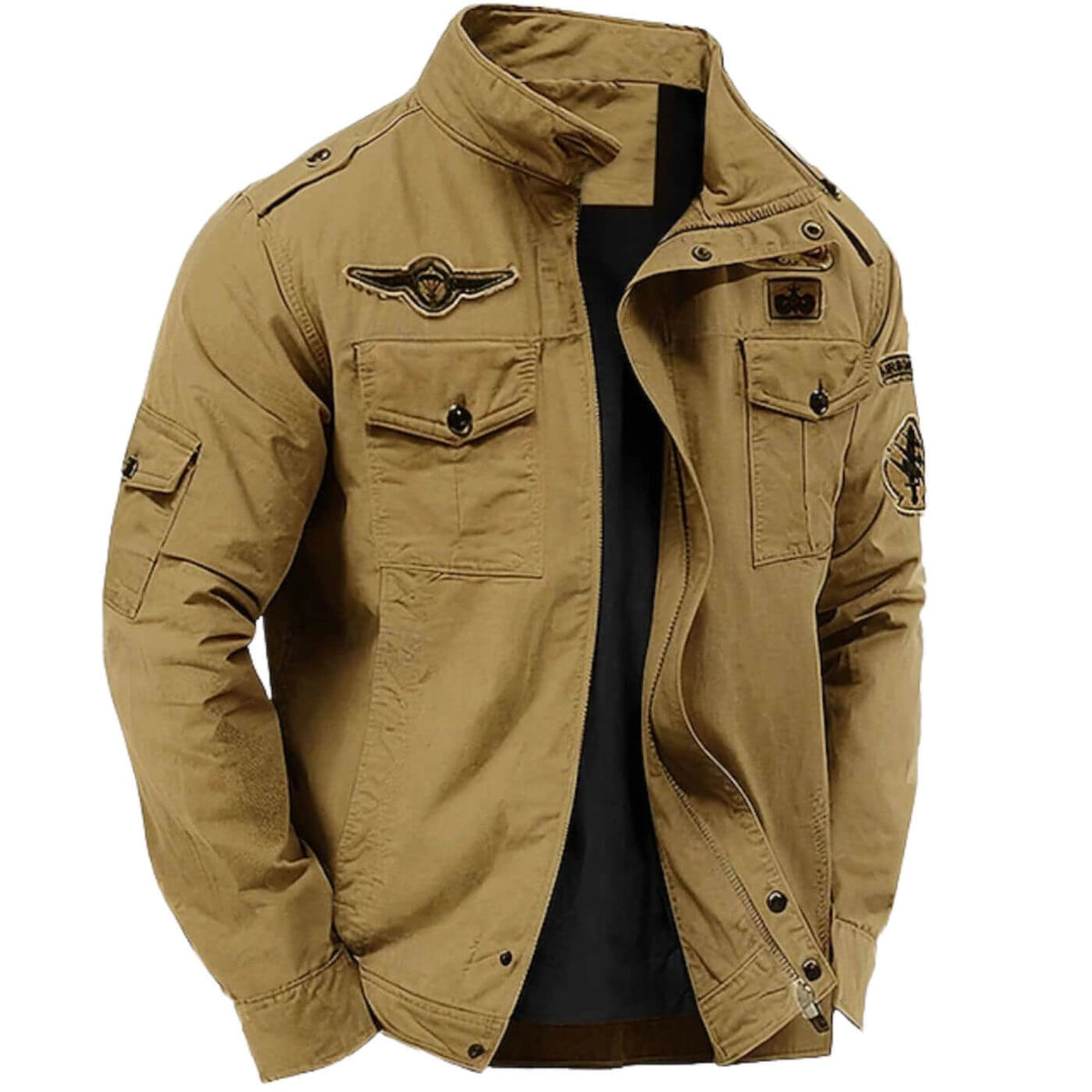 Veste Cargo Structurée Homme, coloris Kaki