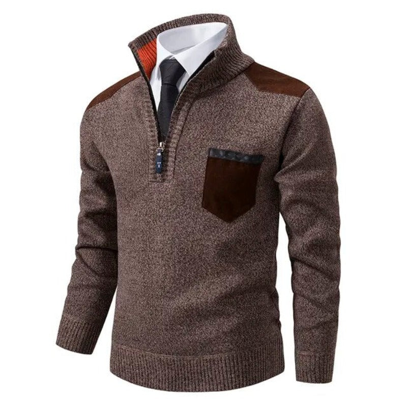 Pull Homme Doux d’Automne, coloris Brun