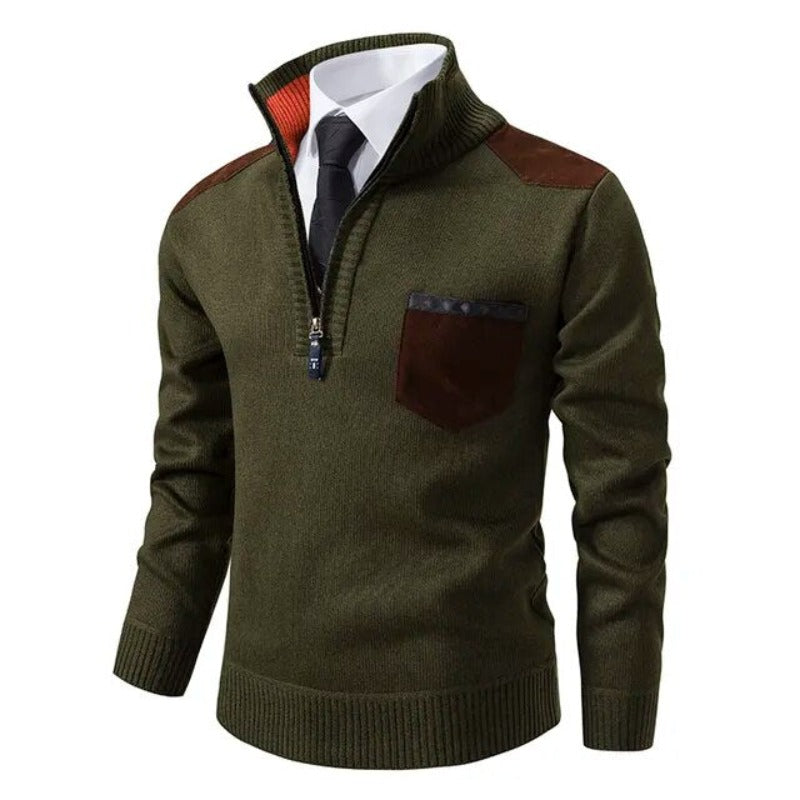Pull Homme Doux d’Automne, coloris Vert