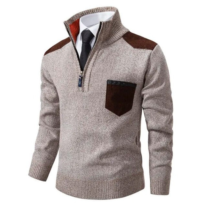 Pull Homme Doux d’Automne, coloris Beige