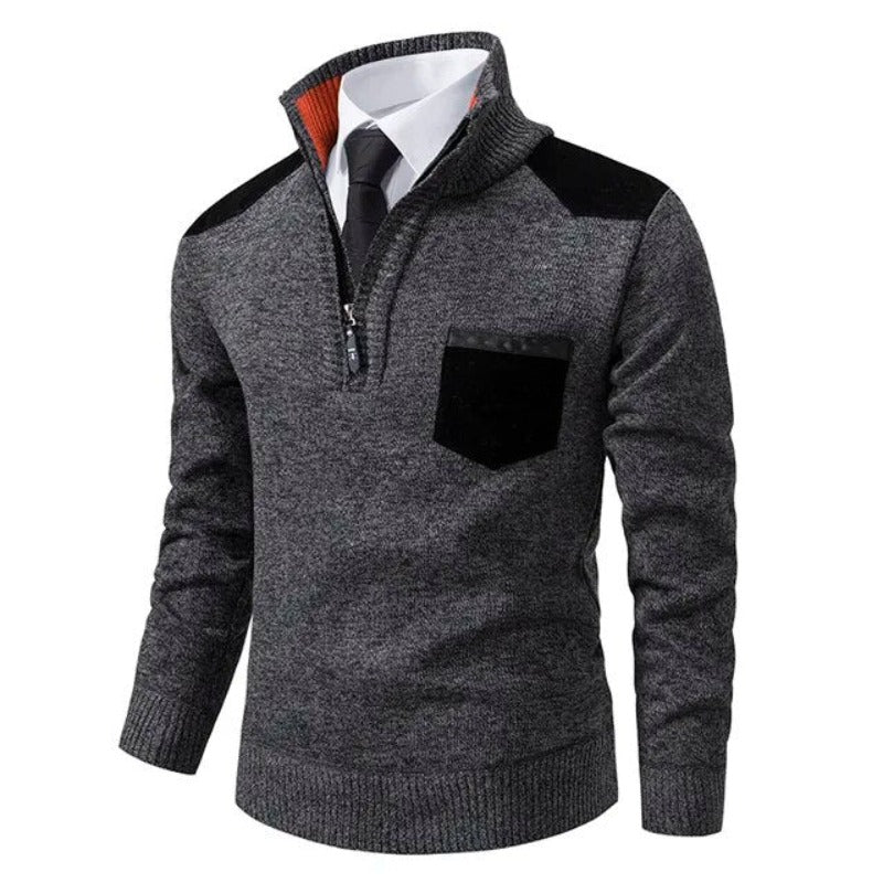 Pull Homme Doux d’Automne, coloris Gris foncé