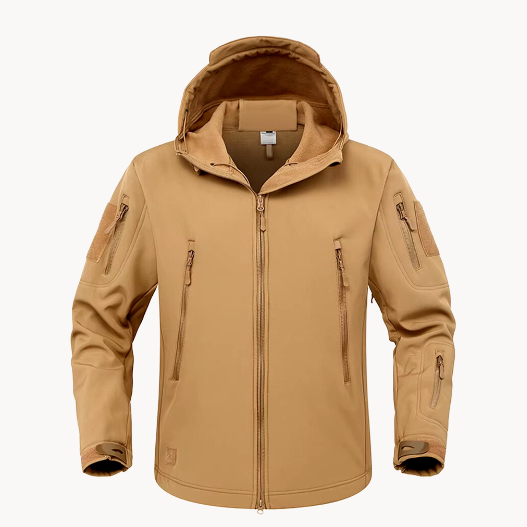 Veste à Capuche Étanche Ultralégère pour Homme, coloris Kaki