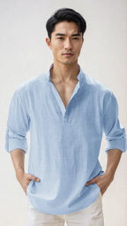 Chemise en lin pour homme, vue 6