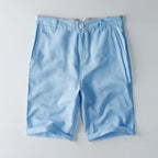 Short chino homme decontracte, coloris Bleu clair