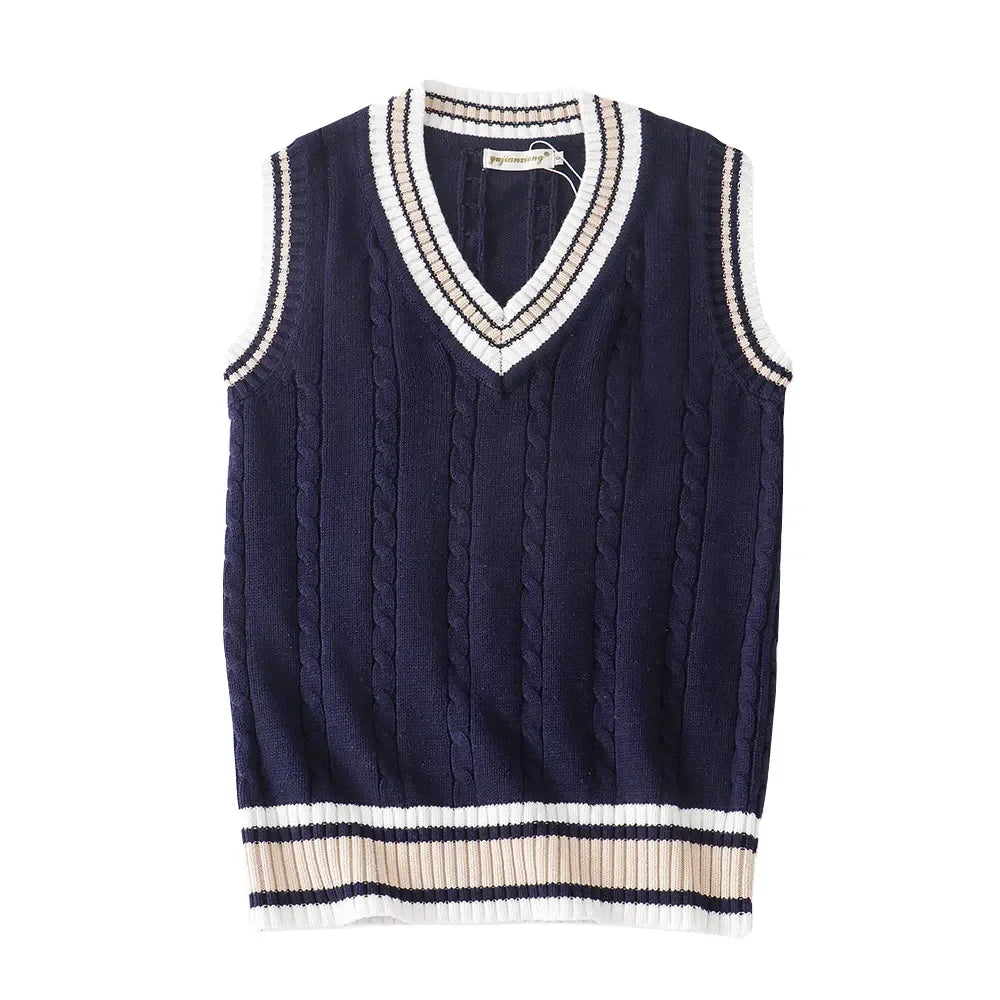 Gilet Sans Manches Col V Sculpté Homme, coloris Bleu
