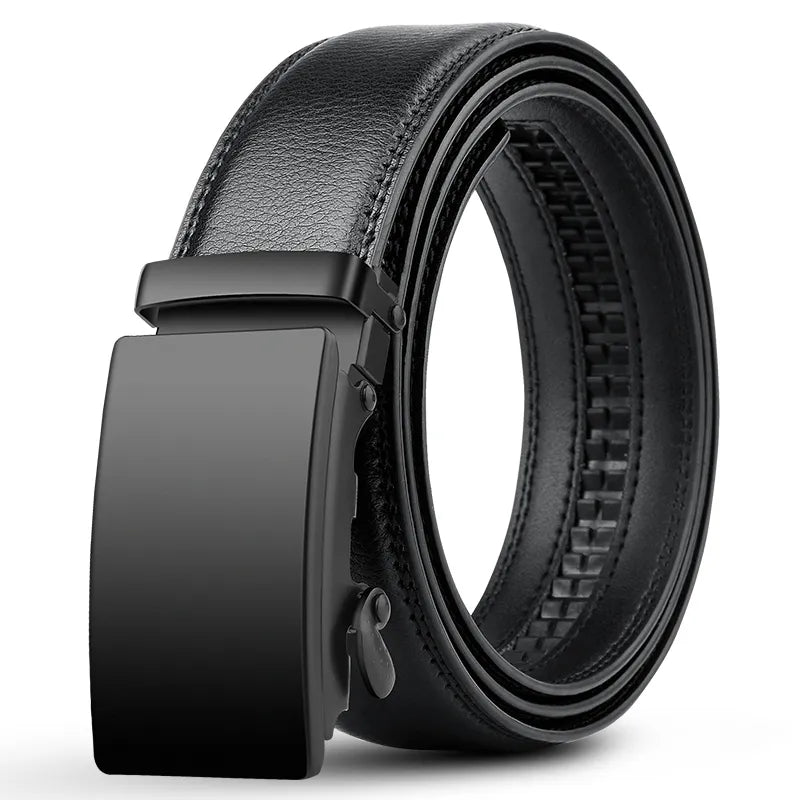 Ceinture Homme en Cuir PU, coloris Noir