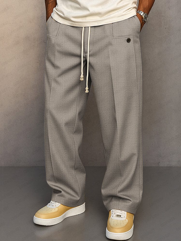 Pantalon Coton Homme Coupe Décontractée, coloris Gris clair