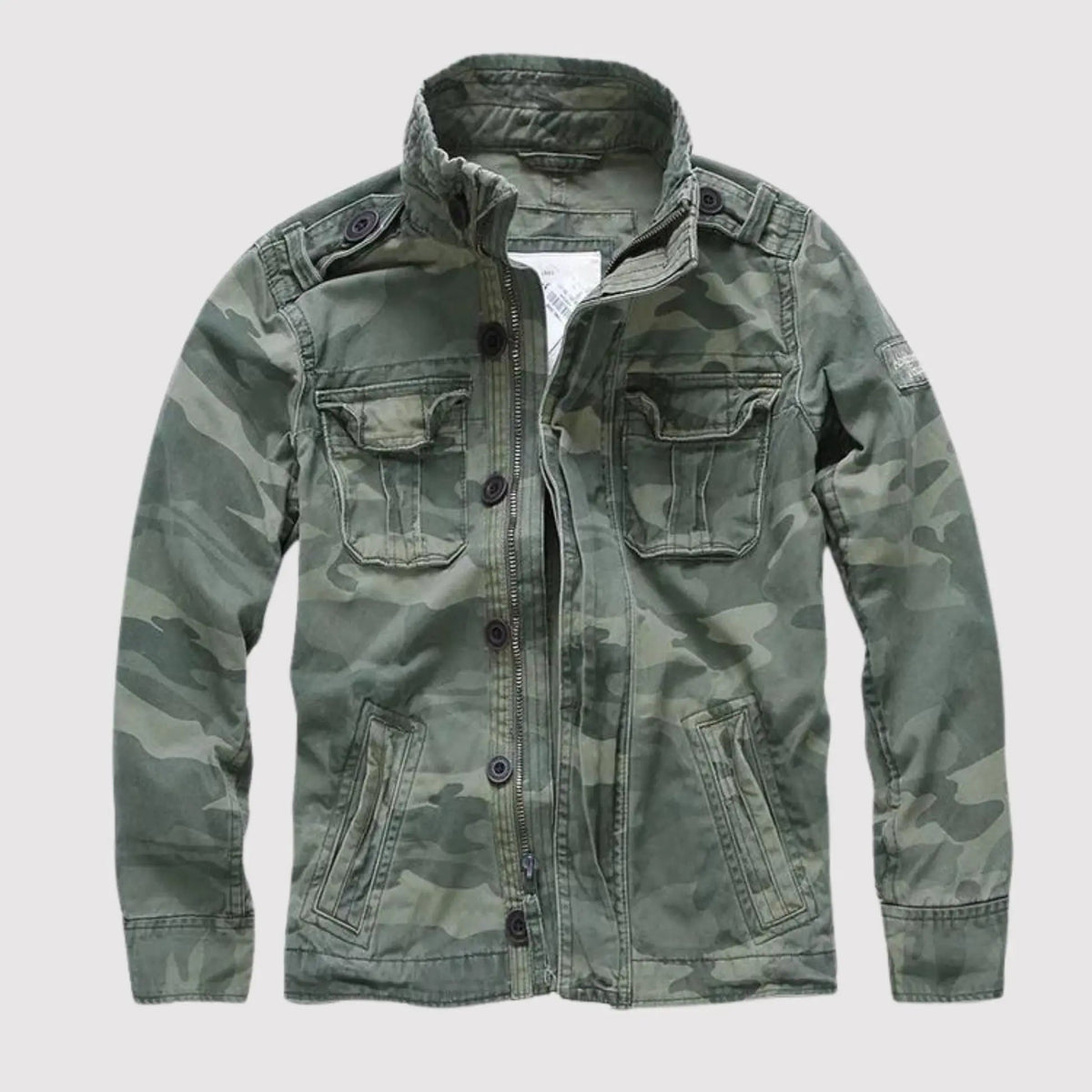 Veste classique à manches longues pour hommes avec poches