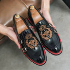 Mocassins vernis à motif abeille, coloris Noir, vue 5