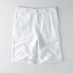 Short chino homme decontracte, coloris Blanc