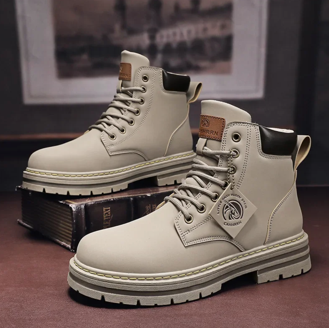 Bottes à Lacets pour Homme, coloris Gris