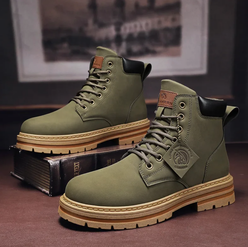 Bottes à Lacets pour Homme, coloris Vert