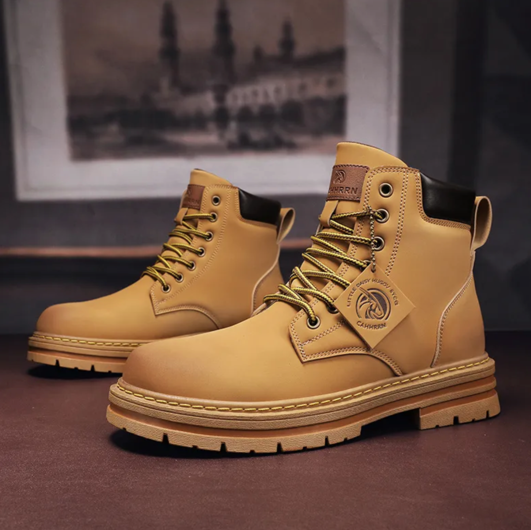 Bottes à Lacets pour Homme, coloris Brun
