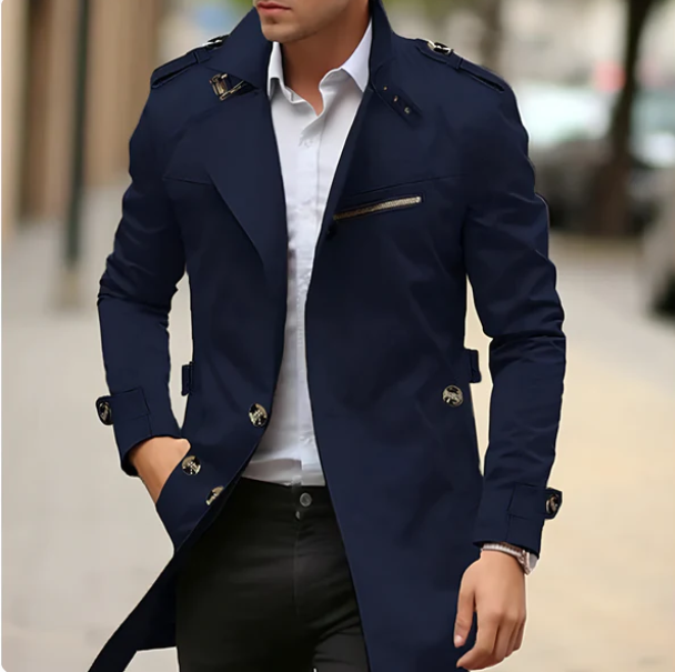 Manteau Trench Classique Homme, vue 2