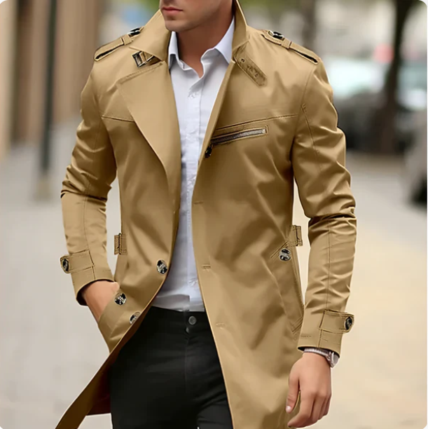 Manteau Trench Classique Homme, vue principale