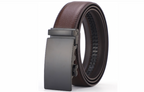Ceinture Homme en Cuir PU, coloris Brun