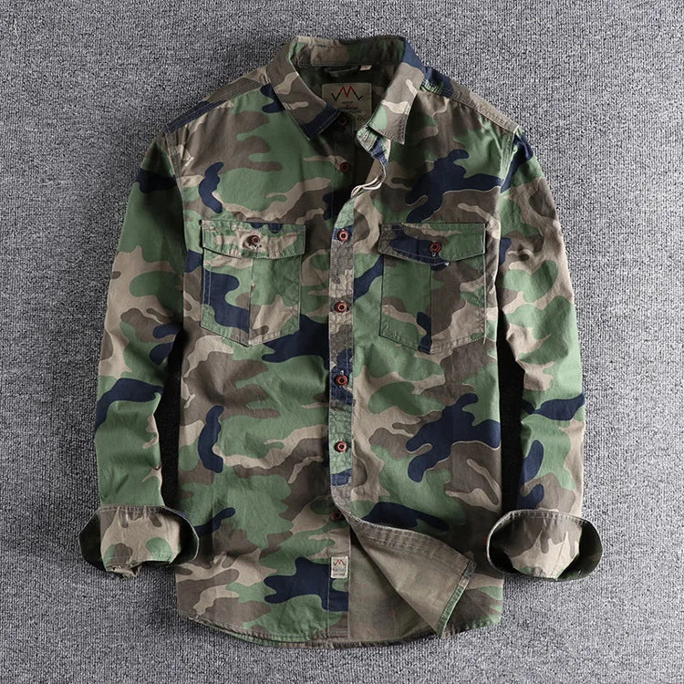 Chemise boutonnée homme, coloris Vert