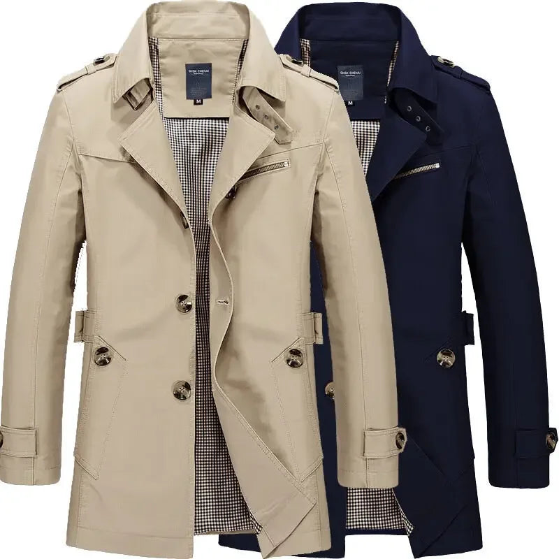 Manteau Trench Classique Homme, vue 7