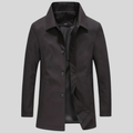 Manteau long pour homme, coloris Noir