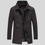 Manteau long pour homme, coloris Noir