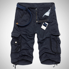 Short cargo homme, coloris Bleu foncé