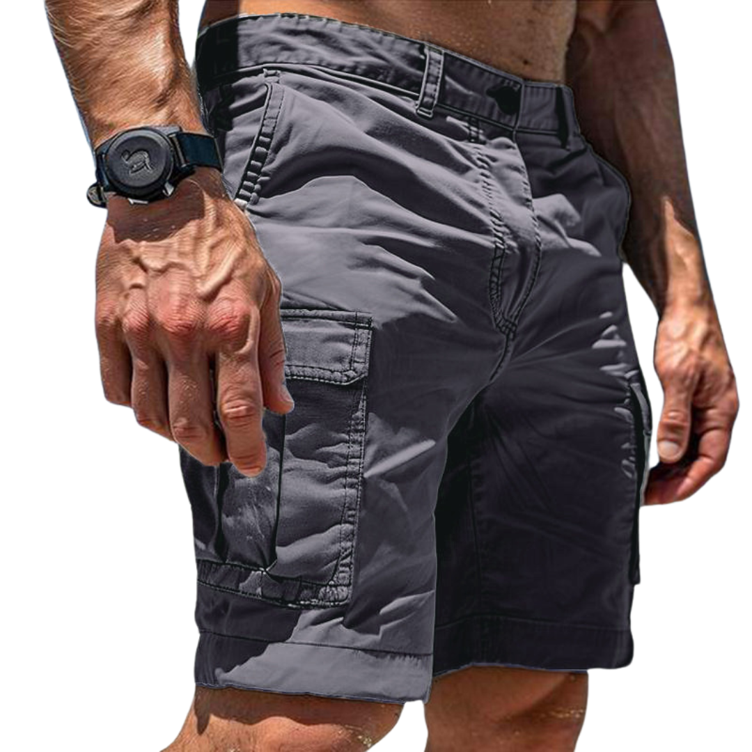 Shorts tactiques décontractés pratiques pour homme, coloris Gris