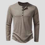 Chemise à manches longues pour homme, coloris Kaki