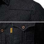 Chemise en Denim de Coton pour Homme, vue 7