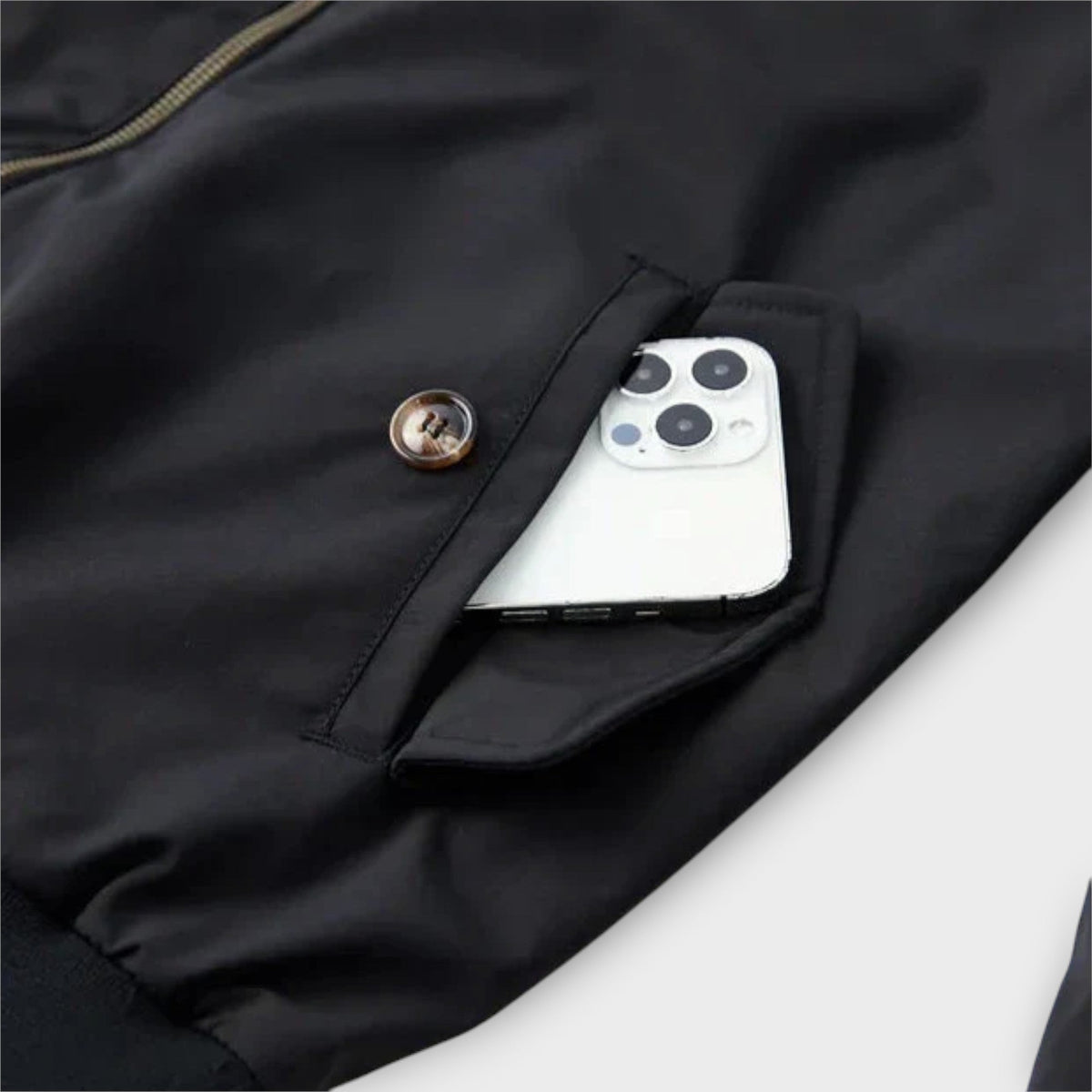 Veste à Fermeture Éclair pour Homme, vue 4