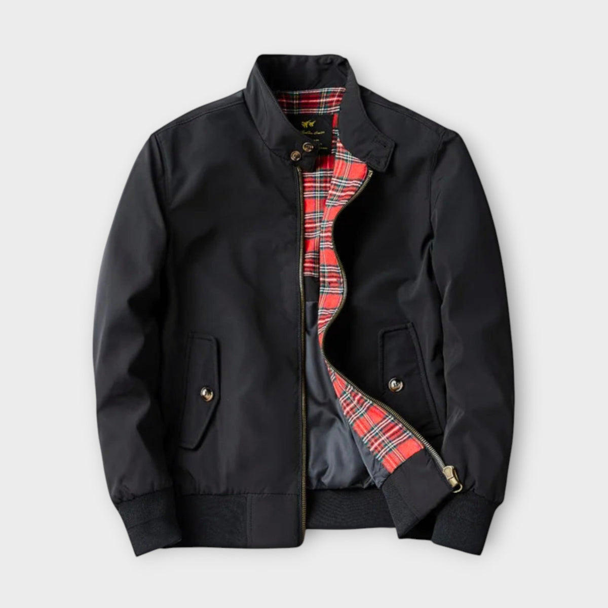 Veste à Fermeture Éclair pour Homme, coloris Noir