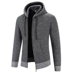 Hoodie Homme Doublé de Polaire, coloris Gris