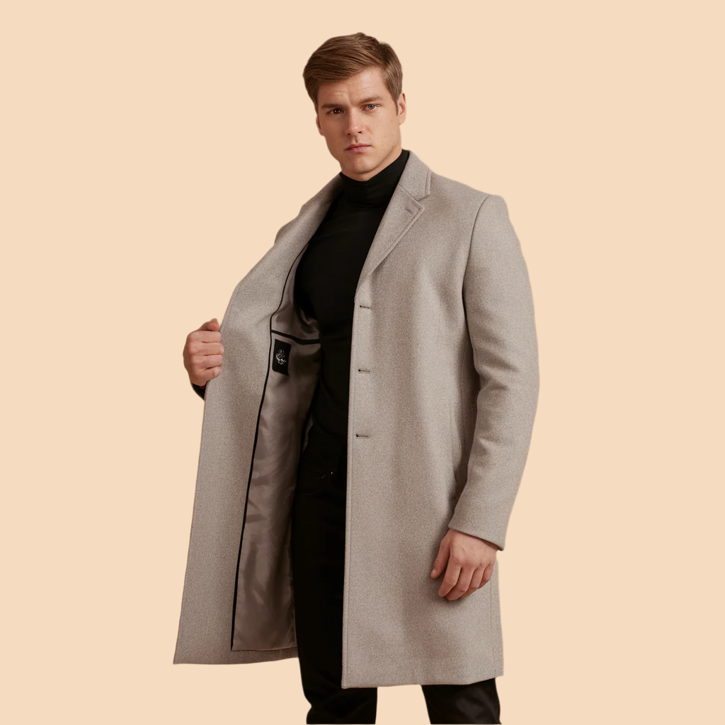 Manteau long d'hiver et pour hommes