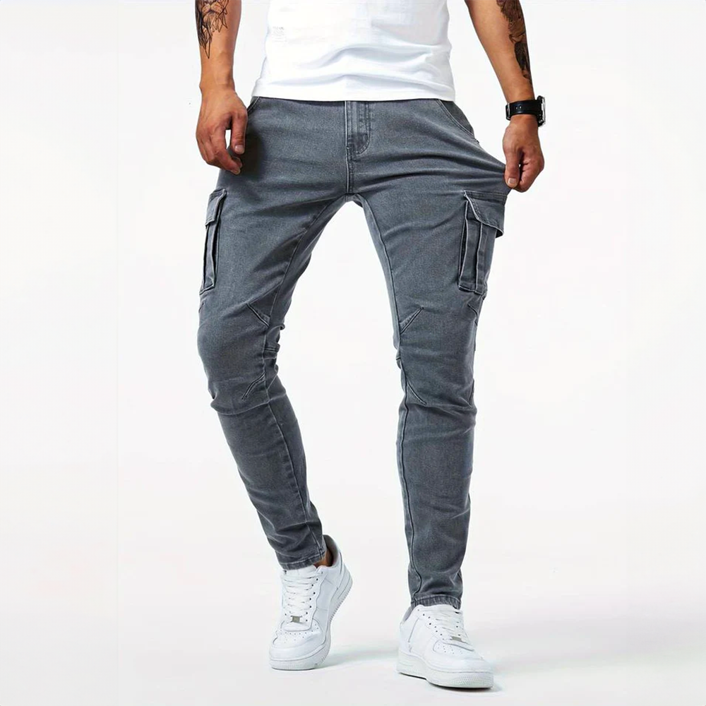 Jean cargo pour hommes, vue 4