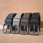 Ceinture en daim pour homme avec boucle ardillon, vue principale